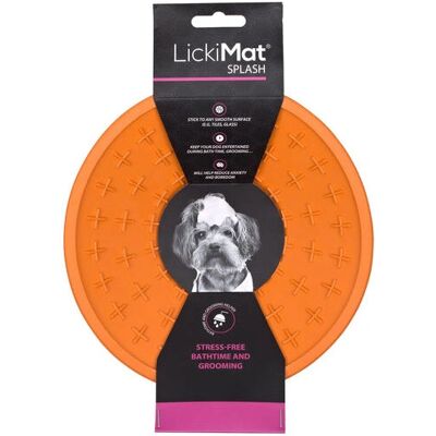 LickiMat - Leckmatte - Orange - Stressabbau LickiMat - Leckmatte - Orange - Stressabbau
