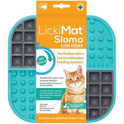 LickiMat Slomo Katzen Schleckmatte - 20x20cm, türkis LickiMat Slomo Katzen Schleckmatte - 20x20cm, türkis