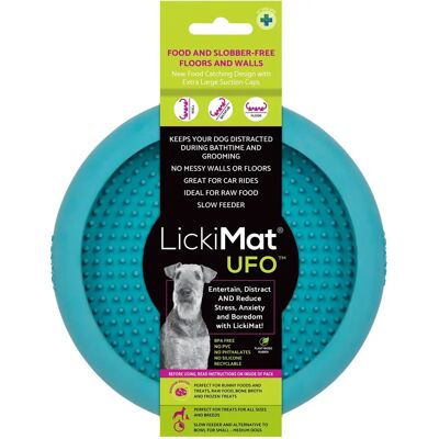 LickiMat UFO - Miska dla Psów - Turkizowa - 18cm LickiMat UFO - Miska dla Psów - Turkizowa - 18cm
