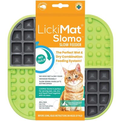 LickiMat Slomo Katzen Schleckmatte - 20x20cm, Grün LickiMat Slomo Katzen Schleckmatte - 20x20cm, Grün