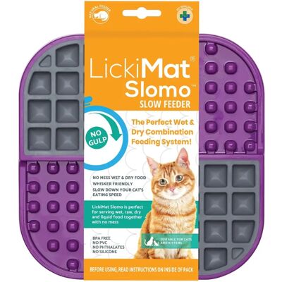 LickiMat Slomo Tapis à Léchage pour Chats - 20cm - Publicité LickiMat Slomo Tapis à Léchage pour Chats - 20cm - Publicité