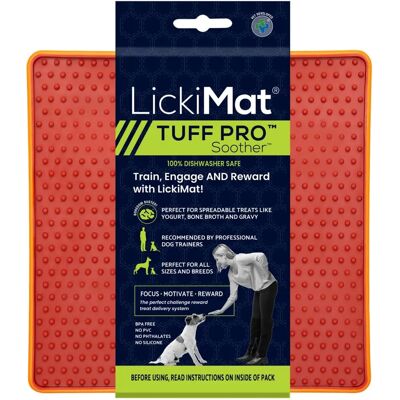 LickiMat Hundenapf - Orange - Anti-Rutsch Schleckmatte LickiMat Hundenapf - Orange - Anti-Rutsch Schleckmatte