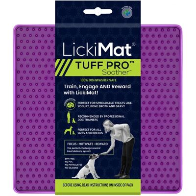 LickiMat Soother Tuff Pro - Dog Feeder - Purple LickiMat Soother Tuff Pro - Dog Feeder - Purple