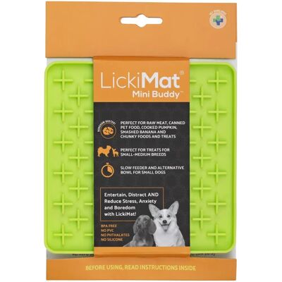 Dog Feeder Lickimat Green TPR - Dog Feeder Dog Feeder Lickimat Green TPR - Dog Feeder