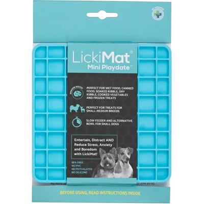 Lickimat Dog Feeder - Turquoise TPR Lickimat Dog Feeder - Turquoise TPR