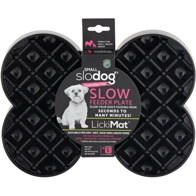 LickiMat - SloDog - Schwarz - Klein - Slow Feeder Plate LickiMat - SloDog - Schwarz - Klein - Slow Feeder Plate