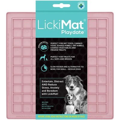 LickiMat Playdate Classic Guava Anti-voracity Fôrer LickiMat Playdate Classic Guava Anti-voracity Fôrer