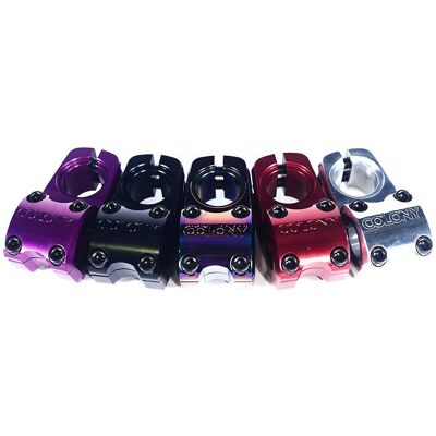 Potence BMX Colony Squareback Topload - Haute performance, 22,2mm - Publicité Potence BMX Colony Squareback Topload - Haute performance, 22,2mm - Publicité