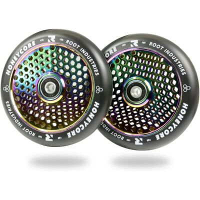 Root Honeycore Scooter Räder - 120mm, Schwarz, ABEC11 Root Honeycore Scooter Räder - 120mm, Schwarz, ABEC11