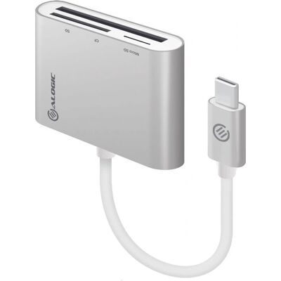 Lecteur de cartes Alogic VPLUCMCR - USB 3.2 Gen1 - Argent Lecteur de cartes Alogic VPLUCMCR - USB 3.2 Gen1 - Argent