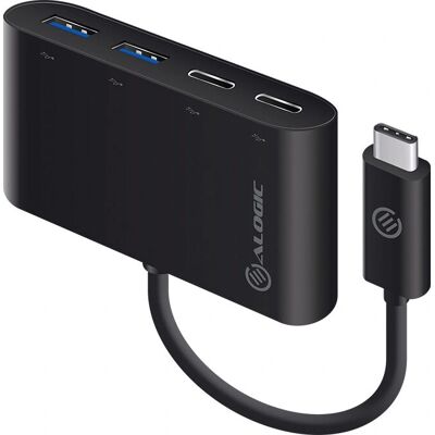 Alogic USB-C SuperSpeed Hub with 2 USB-C & 2 USB-A - Interface Card Alogic USB-C SuperSpeed Hub with 2 USB-C & 2 USB-A - Interface Card