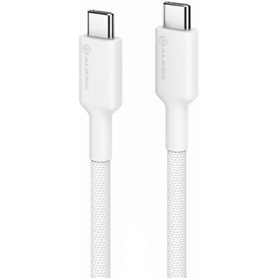 Alogic Hvid USB-C Kabel - Højhastigheds Data & Hurtig Opladning Alogic Hvid USB-C Kabel - Højhastigheds Data & Hurtig Opladning