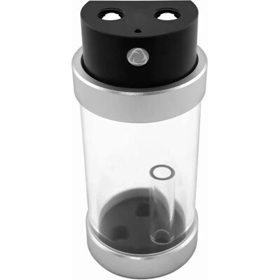 Singularity Computers Protium 100mm Reservoir - Schwarz / Silber / Transparent - Wasserkühlung Singularity Computers Protium 100mm Reservoir - Schwarz / Silber / Transparent - Wasserkühlung