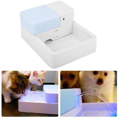 MINKUROW - Water Dispenser - White - Dispensador de agua para mascotas MINKUROW - Water Dispenser - White - Dispensador de agua para mascotas