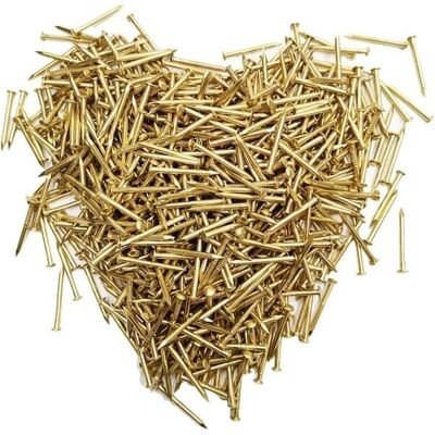 Generic - messingnagler 1,2x10 mm - 200 stk - Nagler Generic - messingnagler 1,2x10 mm - 200 stk - Nagler