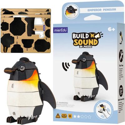 Mieredu Modell - Kaiserpinguin 3D Puzzle - Konstruktion & Ton Mieredu Modell - Kaiserpinguin 3D Puzzle - Konstruktion & Ton