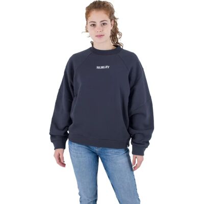 Hurley Wave - Sweatshirt Stone Grey S - Crew Neck Hurley Wave - Sweatshirt Stone Grey S - Crew Neck