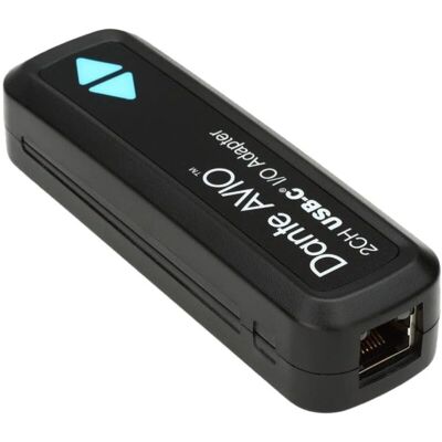 Audinate ADP-USBC-2X2 Dante USB Adapter - Schwarz Audinate ADP-USBC-2X2 Dante USB Adapter - Schwarz