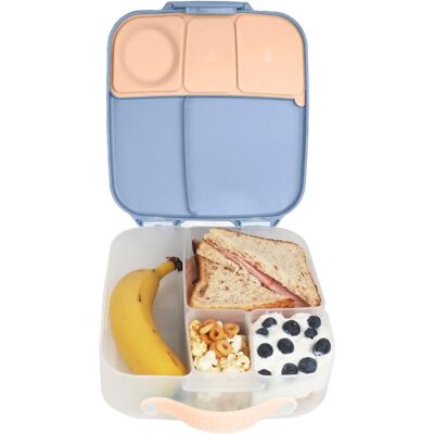 b.box Großes Pfirsichfarbenes Lunchbox mit Fächern b.box Großes Pfirsichfarbenes Lunchbox mit Fächern