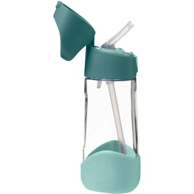 B.Box Flaske med sugerør Emerald Forest 450 ml B.Box Flaske med sugerør Emerald Forest 450 ml