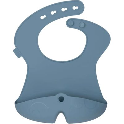 b.box Baby Bib - Open Pocket, Blue - Baby Bib b.box Baby Bib - Open Pocket, Blue - Baby Bib
