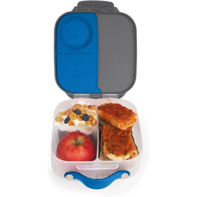 B.Box Mini-Lunchbox mit verstellbaren Trennwänden Blau - Snack-Box B.Box Mini-Lunchbox mit verstellbaren Trennwänden Blau - Snack-Box
