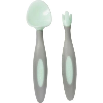Posate Gelato B.Box - 2 pezzi per bambini, Mora - Posate per bambini dai 9 mesi Posate Gelato B.Box - 2 pezzi per bambini, Mora - Posate per bambini dai 9 mesi