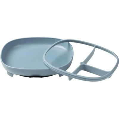 B.Box 2in1 Suction Plate - Ocean - Durable Silicone Baby Plate B.Box 2in1 Suction Plate - Ocean - Durable Silicone Baby Plate