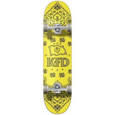 KFD Bandana Skateboard - Double Kicktail, Ruote strada, 60kg Max KFD Bandana Skateboard - Double Kicktail, Ruote strada, 60kg Max