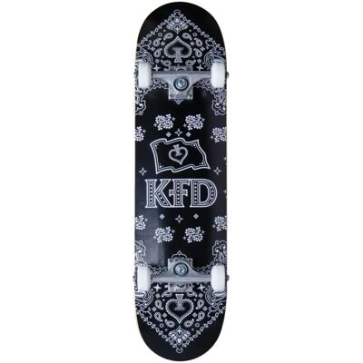 KFD Bandana Skateboard - Double kicktail, Ruote street, Max 60kg KFD Bandana Skateboard - Double kicktail, Ruote street, Max 60kg