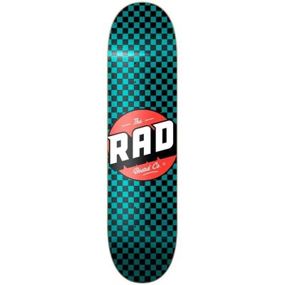 RAD Skateboards RAD Checker Skateboard Deck - Tabla de skate RAD Skateboards RAD Checker Skateboard Deck - Tabla de skate