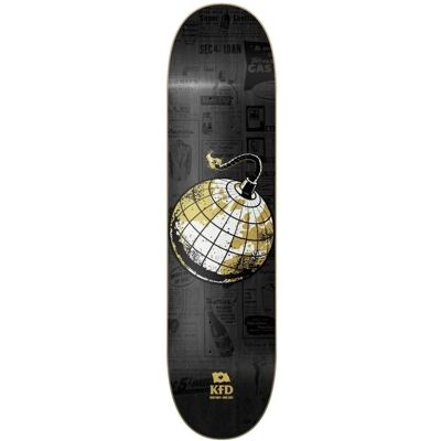 KFD Premium Bomb Deck di Skateboard - 8.375" Acero del Nord America - Resistente e con tanto pop KFD Premium Bomb Deck di Skateboard - 8.375" Acero del Nord America - Resistente e con tanto pop
