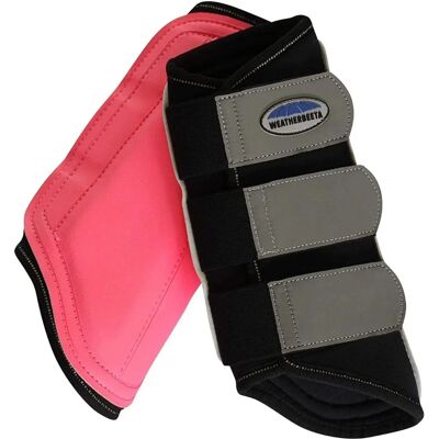 Weatherbeeta Pink Pony Reflective Brushing Boots - Horse Accessories Weatherbeeta Pink Pony Reflective Brushing Boots - Horse Accessories