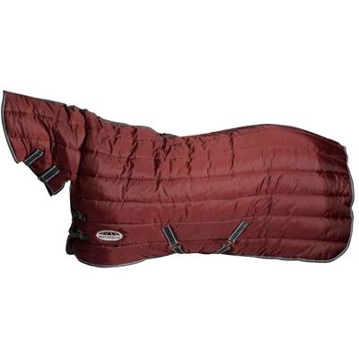 Weatherbeeta ComFiTec 210D Channel Quilt Mediumweight 250g Stable Rug - Maroon Grey White - 5'6 Weatherbeeta ComFiTec 210D Channel Quilt Mediumweight 250g Stable Rug - Maroon Grey White - 5'6
