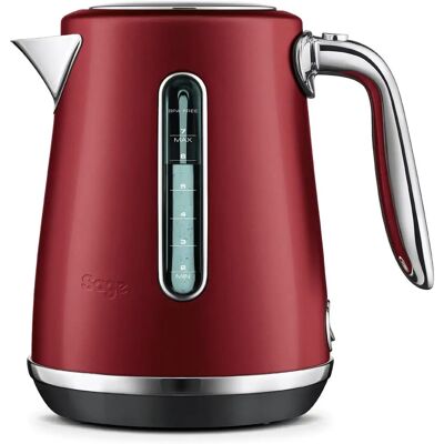 SAGE Bouilloire sans fil 1,7L - Velours Rouge - Luxe - Publicité SAGE Bouilloire sans fil 1,7L - Velours Rouge - Luxe - Publicité