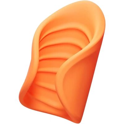 Vush Sol Vibrating Stroker - Mannen masturbator, Oranje, 8.7cm Vush Sol Vibrating Stroker - Mannen masturbator, Oranje, 8.7cm