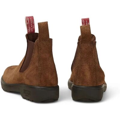 Rossi Boots Endura 303 Rustikale braune Wildleder Chelsea - Stiefel Rossi Boots Endura 303 Rustikale braune Wildleder Chelsea - Stiefel