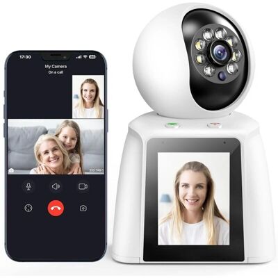 GOTRAYS - Cámara interior 2K - Monitor Wi‑Fi - Audio/Vídeo bidireccional GOTRAYS - Cámara interior 2K - Monitor Wi‑Fi - Audio/Vídeo bidireccional