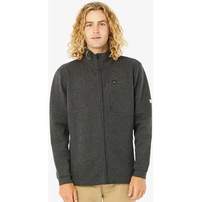 Rip Curl Schwarz VaporCool Zip Thru Sweatshirt - Sweatshirt Rip Curl Schwarz VaporCool Zip Thru Sweatshirt - Sweatshirt
