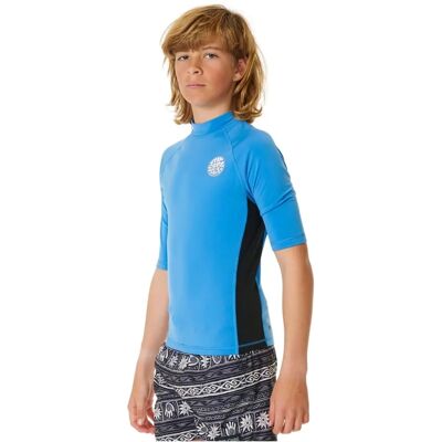 Gilet anti-UV à manches courtes Rip Curl Icons - Blue Gum - Publicité Gilet anti-UV à manches courtes Rip Curl Icons - Blue Gum - Publicité