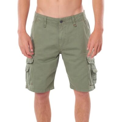 Shorts cargo Classic Surf Trail pour hommes Rip Curl - Vert moyen - 20" de long - Publicité Shorts cargo Classic Surf Trail pour hommes Rip Curl - Vert moyen - 20" de long - Publicité