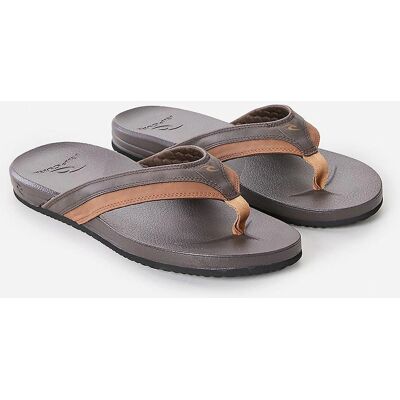 Rip Curl Mens Soft Top Open Toe Summer Beach Sandals - Brown/Tan - Size: 12 Rip Curl Mens Soft Top Open Toe Summer Beach Sandals - Brown/Tan - Size: 12