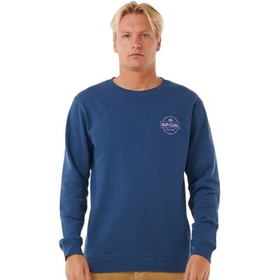 Ripcurl Felpa Uomo Stapler Navy - Felpa Ripcurl Felpa Uomo Stapler Navy - Felpa