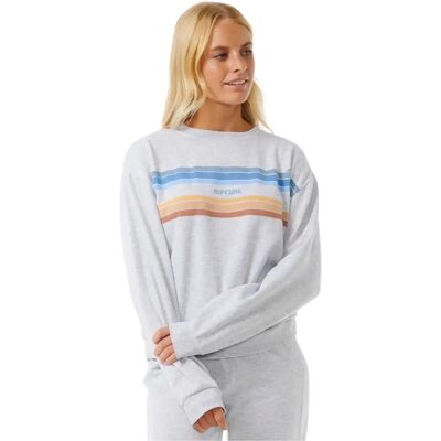 Sweatshirt sans capuche Rip Curl High Tide Surf - Gris - XS Femme - Publicité Sweatshirt sans capuche Rip Curl High Tide Surf - Gris - XS Femme - Publicité