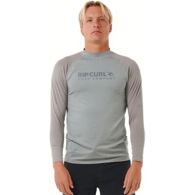Rip Curl Shock UPF 50 Langarm Schwimmausweis - Hellgrau Rip Curl Shock UPF 50 Langarm Schwimmausweis - Hellgrau