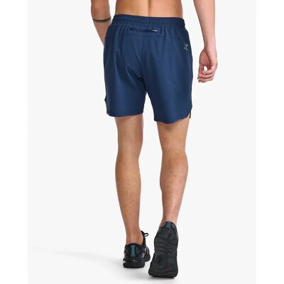 2XU Herr Aero 7-tums shorts - Midnatt / Silver Reflekterande 2XU Herr Aero 7-tums shorts - Midnatt / Silver Reflekterande