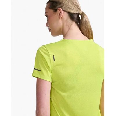 Maglietta Light Speed Tech Gialla a Maniche Corte per Donna 2XU Maglietta Light Speed Tech Gialla a Maniche Corte per Donna 2XU