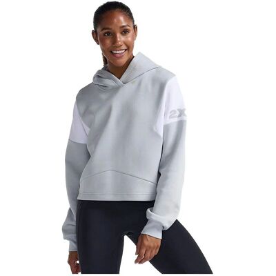 2xu 2xu Form Splejset Crop Hoodie - Hoodie 2xu 2xu Form Splejset Crop Hoodie - Hoodie