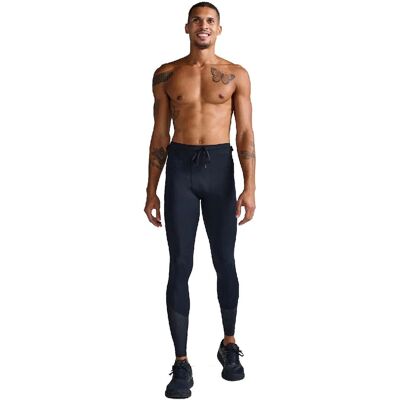 2XU M Black/Silver Reflective Aero Mesh Compression Tights - Herre 2XU M Black/Silver Reflective Aero Mesh Compression Tights - Herre