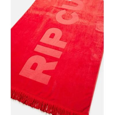 Asciugamano da spiaggia Premium Surf Rosso di Rip Curl - Asciugamano da spiaggia Asciugamano da spiaggia Premium Surf Rosso di Rip Curl - Asciugamano da spiaggia